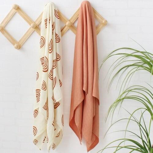 Muslin 70% Bamboo Infant Blanket Swaddle Wrap Bath Towel Air Conditioner Quilt Newborn Swaddle Stroller Cover Blanket Baby Stuff