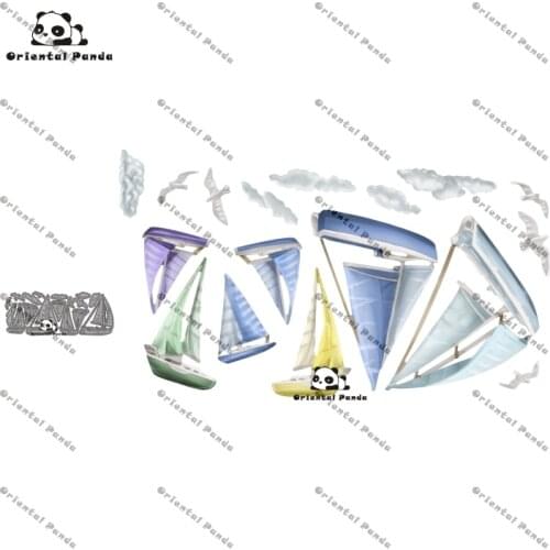 New Dies 2020 Camper Van Metal Sailboat Dies diy Dies photo album cutting dies Scrapbooking Stencil Die Cuts dies