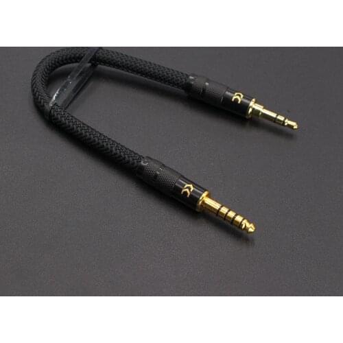 Professional 4.4mm Balanced Male to 3.5mm Male Plug Silver Plated Audio Cable For Sony wm1a pha2a WM1Z/A NW-WM1Z ZX300A HIFIman