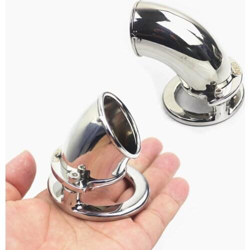 Light Stainless Steel Front End Open Type Chastity Cage Convenient to Clean Chastity Devices Penis Pendant Sex Toy BB2-2-92
