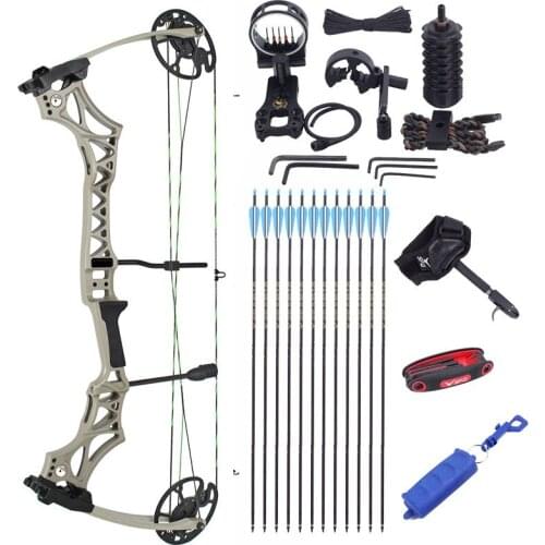 Outdoor Archery Bow 30-70 Pounds Compound Bow And Arrow M129 85% Less Labor Than Shooting Hunting Accessories