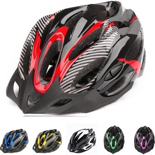 Adult Unisex Bicycle Helmet Mountain Road Bicycle 21 Hole Ultralight Bike Helmet Adjustable Hat MTB Bicycle Helmet Safety Cap