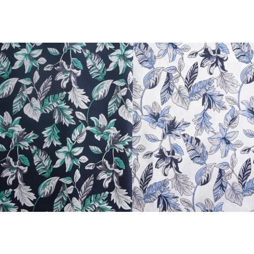 Daffodil soft vintage fabric Retro style fabric Calico Printed cotton fabric for DIY Bag cloth dress 1order=1meter