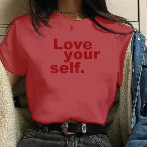 Letter Personality Print T Shirt Women Short Sleeve O Neck Loose Tshirt Summer Women Causal Tee Shirt Tops TX00155