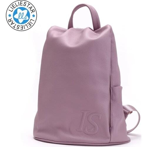 Fashion women small cow genuine leather backpack men schoolbag male sac a dos school bags for girls female mini backpacks