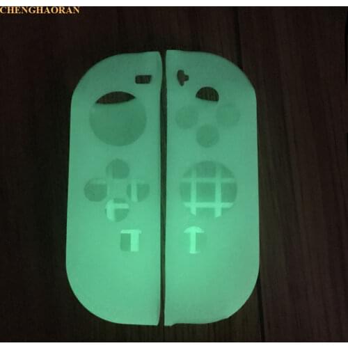 1set Luminous white For Nintend Switch Controller Gamepad Joystick Silicone Case For Nintend Switch NS NX Joycon Button Cap