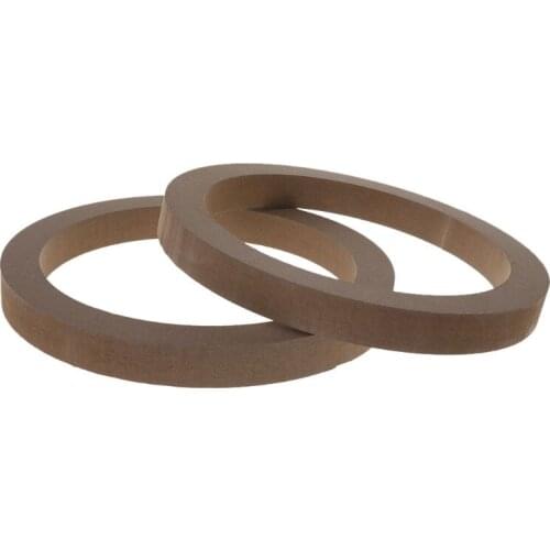 2PCS Wood MDF Speaker Spacer Mounting Rings 6.5\" Fiberglass Door Kick Pods