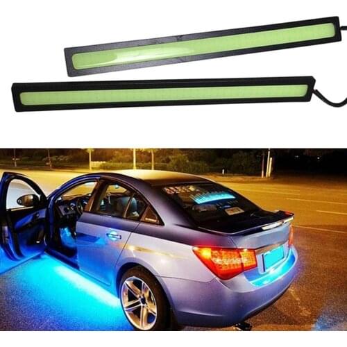 2 Pcs Waterproof Super Bright COB Car LED Lights 12V for DRL Fog Driving Lamp