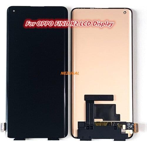 6.7" AMOLED For OPPO FIND X2 LCD Display Touch Screen Digitizer Assembly For Oppo Find x2 Pro LCD CPH2025 PDEM30 CPH2023
