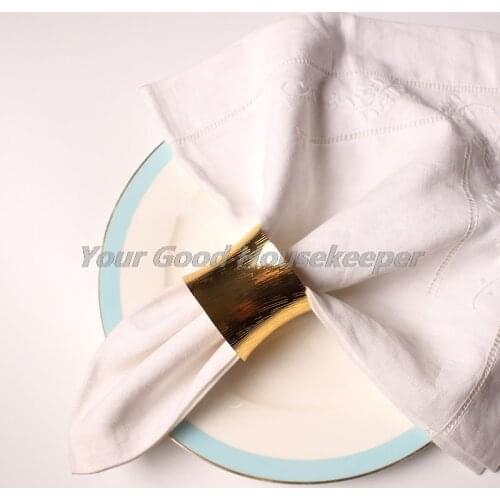 Napkin Ring Holder Gold Silver Christening Bangle Metal Wedding Party Supplies Napkin Button Napkin Ring American Napkin Set