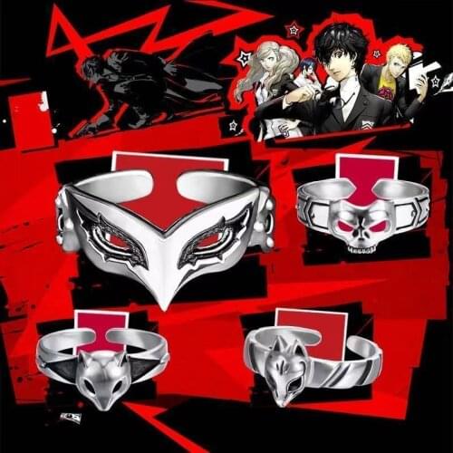 Persona 5 Joker Cosplay Finger Ring Fashion Jewelry Halloween Costume Accessory Prop