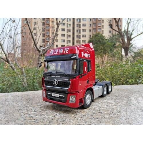 Collectible Alloy Model Toy Gift 1:24 Scale SHACMAN X5000 WP13 Truck Tractor Trailer Vehicles DieCast Toy Model for Decoration