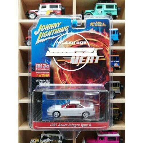 Johnny Lightning 1/64 1997 Acura Integra Type-R Collection of die-casting simulation alloy model car toys