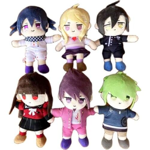 Anime Danganronpa V3 Cosplay Prop Dangan Ronpa Saihara Shuichi Akamatsu Kaede Plush Toy Doll Key Chains Game Bag Ornaments