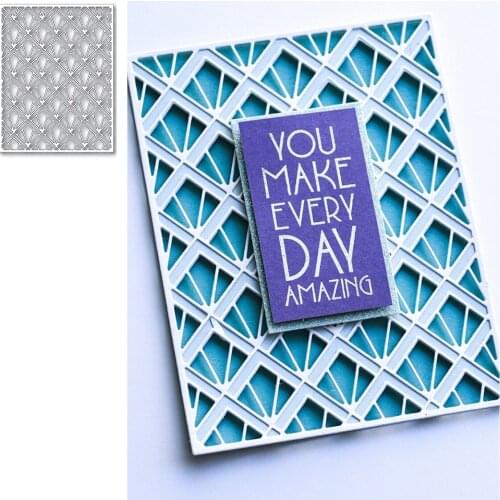 Square Cut Irregular Graphic Cutting Dies for DIY Scrapbooking Crafts Dies Cut Stencils Maker Photo Album Template Albums