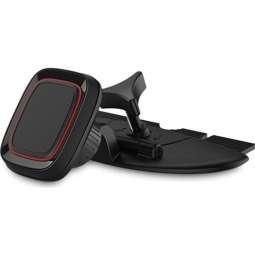 Fashion360 Degree Rotation Magnetic Auto CD Port Holder Universal Mobile Phone Holder Stand for iPhone Tablet PC Huawei Xiaomi