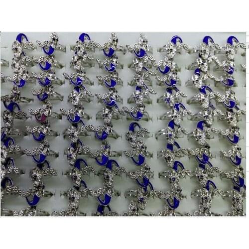 New arrival fashion cartoon mermaid model Adjustable mood rings change color ring