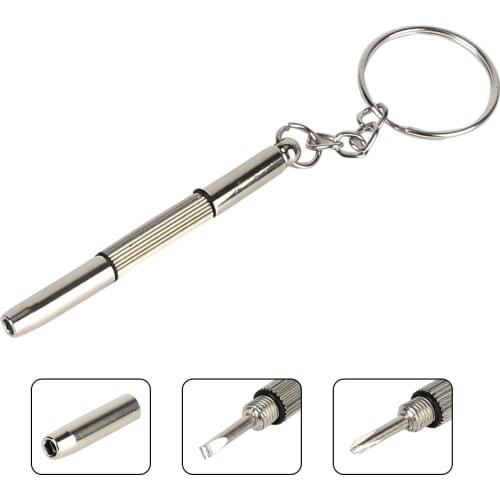 NICEYARD 4 In 1 Screwdriver Mini Alloy Phillips and Slotted Screwdriver Combination Watch Glasses Repair Tool Hand Tool