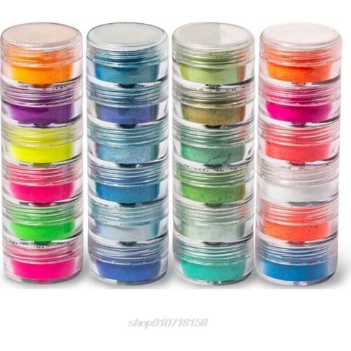 1 Set Cosmetic Grade Pearlescent Mica Powder Epoxy Resin Dye Pearl Pigment DIY Jewelry Crafts Making O27 20 Dropshipping