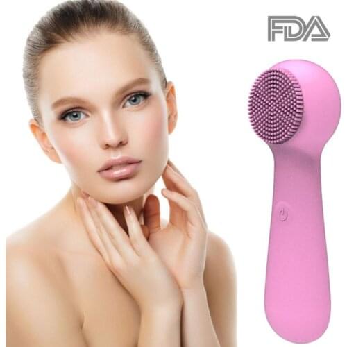 Food Grade Liquid All-inclusive Silicone Cleansing Instrument To Blackhead Facial Cleansing Brush Electric Cleansing BrushTSLM1