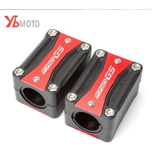 Fits For BMW F 750 GS ADV F750GS 2018 2019 2020 Engine Crash Bar Protection Bumper Guard Block with logo F750 GS