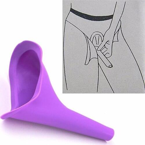 Portable Girl Wee Standing for Woman Peeing Urinal Travel Urinal Portable Travel Urinals Girl Urinary Device Urinal Femme