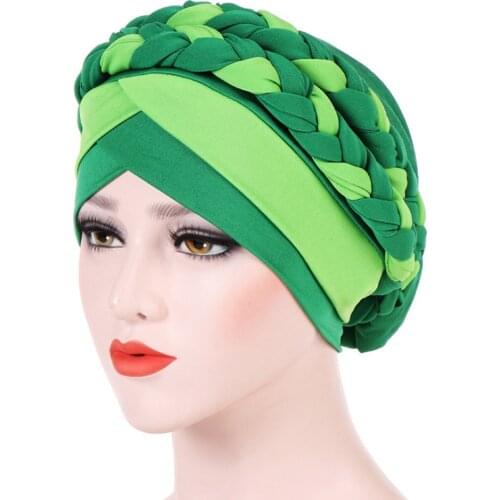 Milk Cotton Hat Women India Hat Muslim Patchwork Tail Chemo Beanie Lady Turban Warm Wrap Cap European Hot Sale