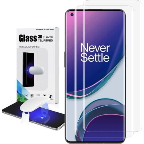 Screen Protector with fingerprint unlock for Oneplus9 9Pro UV Glass film full cover for Oneplus 9 Pro Tempered Glass