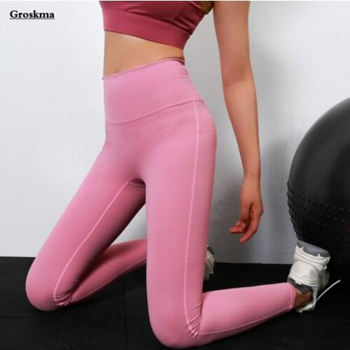 High waist women yoga leggings quick dry fitness gym sports running trousers outdoor training tights spodnie damskie