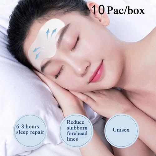 10pcs Anti-wrinkle Forehead Patches Removal Moisturizing Anti-aging Sagging Wrinkles Smoothing Lines Locking Moisture