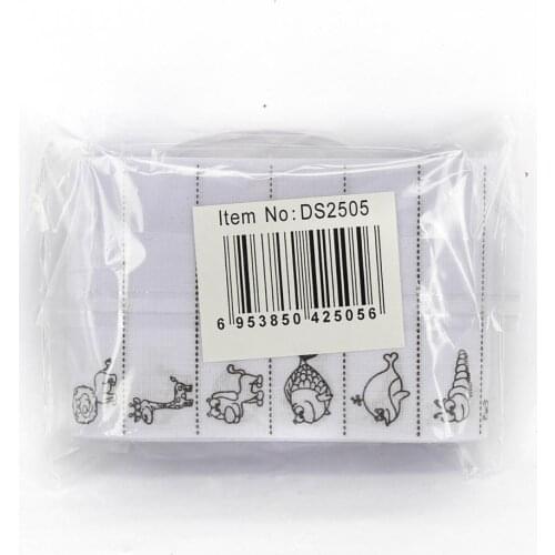 100Pcs Sew ON NAME TAGS for School Children Uniform Clothing Labels Sewing