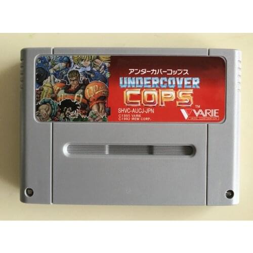 16Bit Games ** Undercover Cops ( Japan NTSC-J Version!! )