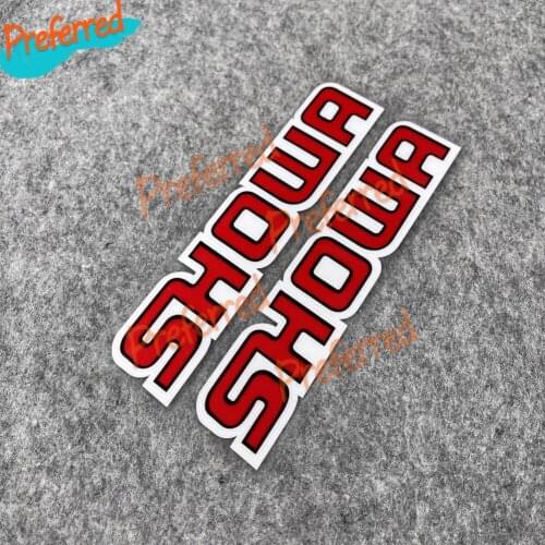 2PCS High Quality Car Styling and Decals Motorcycle Locomotive Exhuast Brake Decorate Racing Motocross Sticker