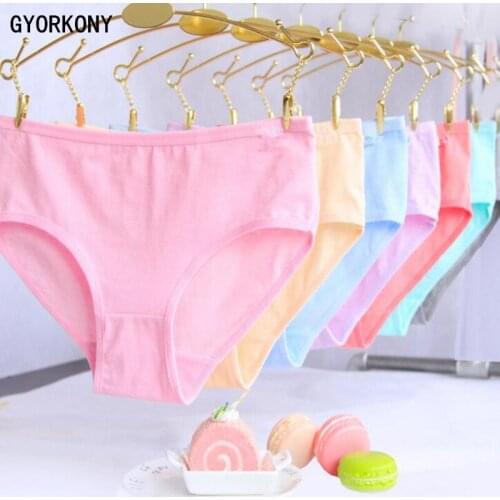 2017 Fashion New Baby Girls Underwear Cotton Panties For Girls Kids Short Briefs Children Underpants 12pcs/pack A-SQ-A017-12P