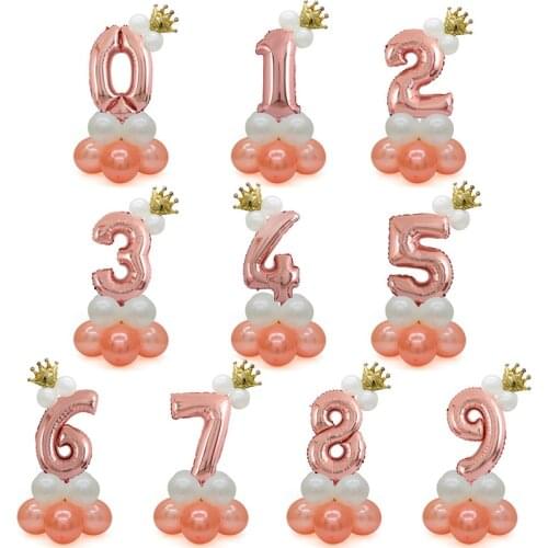 32inch birthday digital aluminum film Balloons Air Helium Balloon Birthday Party Decoration Kids Figures Ballon