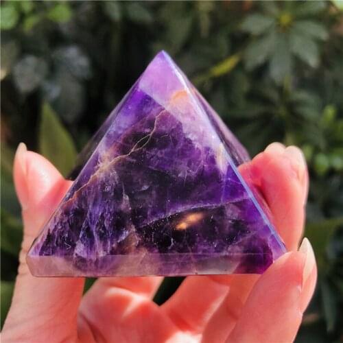 5cm natural dream amethyst quartz crystal pyramid point healing as gift