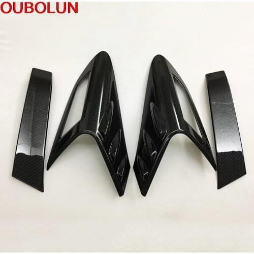 Car Styling Accessories Fit For Toyota C-HR CHR 2016 2017 2018 Carbon Fiber Rear Taillight Cover Lamp Tail Light Trim Sticker
