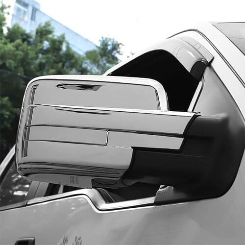 Car Exterior Side Rearview Mirror Decoration Cover Stickers for Ford F150 Raptor 2009-2014