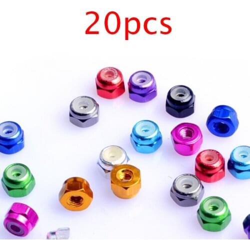 Free Shipping 20PCS M2 Screw Nuts For Tamiya Mini 4WD Racing Car Spare Part 15493/19326