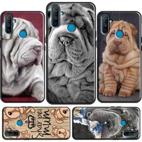 Shar Pei Dog Puppy For OPPO Realme 8 Pro Q3 6 7 C3 C11 GT Neo Case For OnePlus 8T 9 Pro 8 Pro Nord 9R Coque