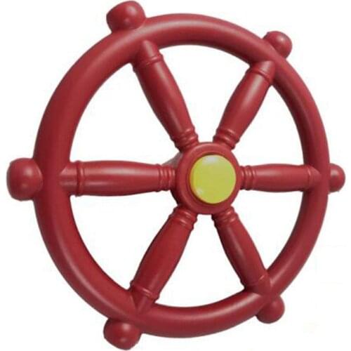 Children Toy Boat Steering Wheel Kindergarten Playground Accessories Kids Play House Swing Plastic Small Steering Wheel 2021 Hot
