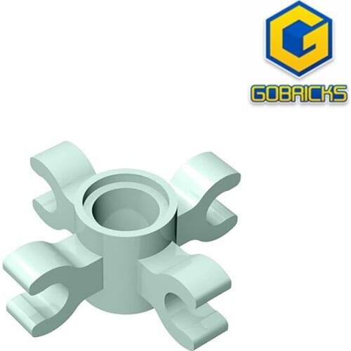 Gobricks GDS-1178 Technical, Pin Connector Round with 4 Clips compatible 90202 15646 pieces of childrens toys
