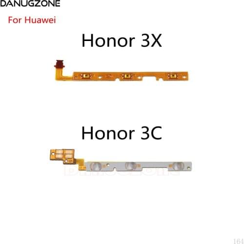 Power Button Switch Volume Button Mute On / Off Flex Cable For Huawei Honor 3C