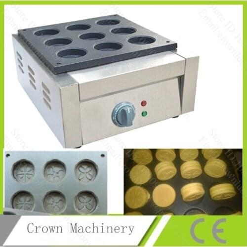 Commercial Use 220v Electric 9pcs Japanese Dorayaki Red Bean Cake Maker Baker Machine