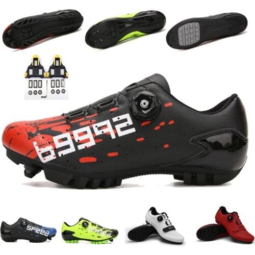 MTB cycling shoes men road bike shoes ultralight bicycle sneakers self-locking professional breathable