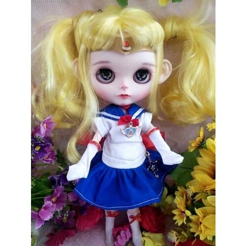 Customization doll DIY joint body Nude blyth doll For Girls Including clothes 2019