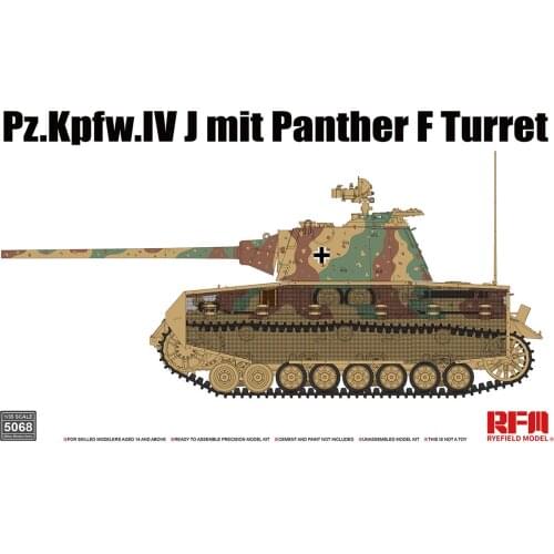 RYEFIELD RM-5068 Pz.Kpfw.IV J mit Panther F Turret model kit