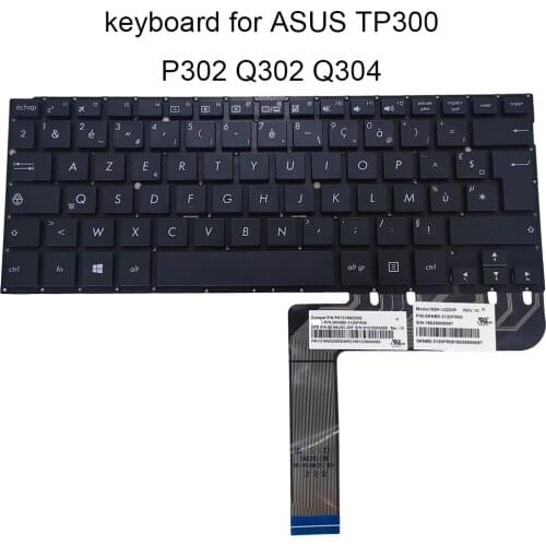 New Azerty french keyboard for Asus TP300 L TP300LA LG TP300IJ UA P302LG Q302 Q302LA Q304 UA FR EU euro keyboards 0KNB0-3120FR00