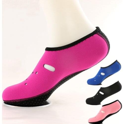 USHINE Beach Shoes Quick Dry Non-slip Diving Socks Pool Surfing Snorkeling Socks Swimming Fins Fins Sports Water Shoes