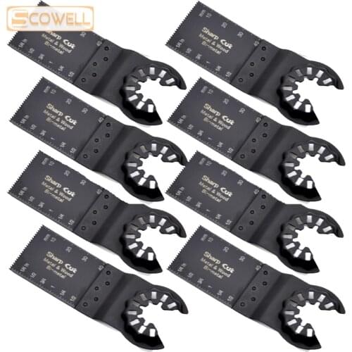 30% Off Saw Blades Tool Metal 8 Pcs/Box Bi-metal HSS Material Type Plunge Oscillating Multi Tools Saw For Starlock System